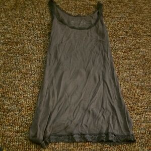 Arizona Jean Company Charcoal Lace Tank